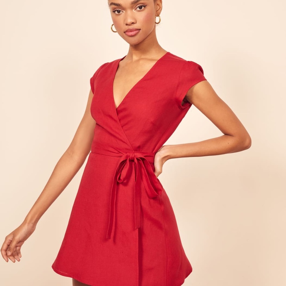 Reformation Rodin Wrap Dress